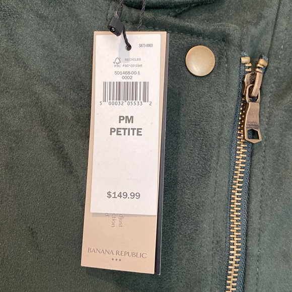 Vegan Suede Banana Republic Jacket - Picture 3 of 3